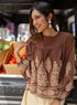 Bold Embroidered Top
